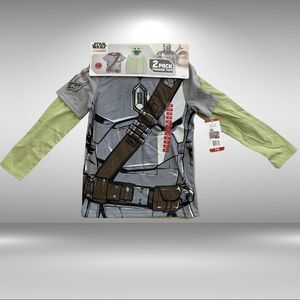 Star Wars the Mandalorian Baby Yoda 2 Pack Kids Fashion Tops - BRAND NEW
